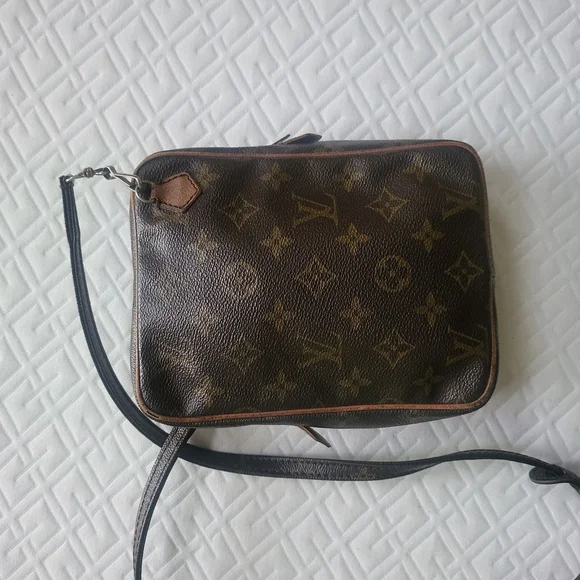 Louis Vuitton Vintage Classic Monogram Danube Small Crossbody Bag